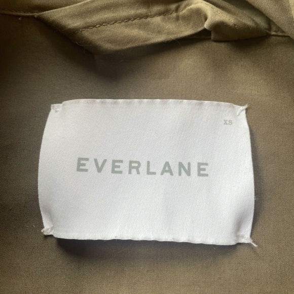 Everlane Swing Trench in XS, Olive - Picture 2 of 6